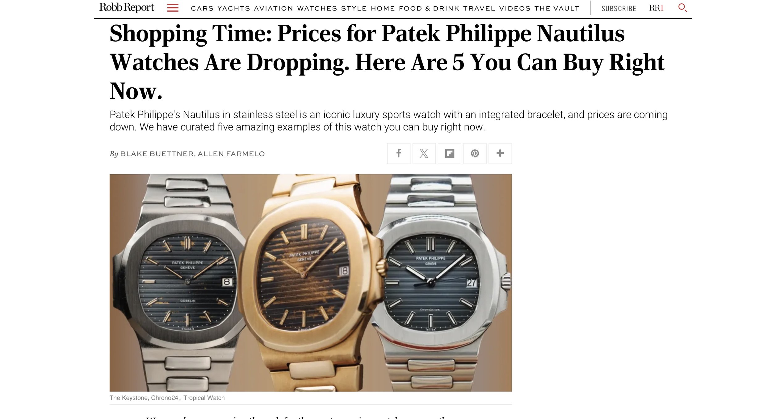 Patek prices dropping hotsell